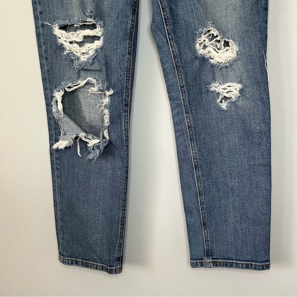 Joe’s Jeans The Billie Boyfriend Slim Cropped Distressed Denim Jeans Size 28 - Picture 4 of 15